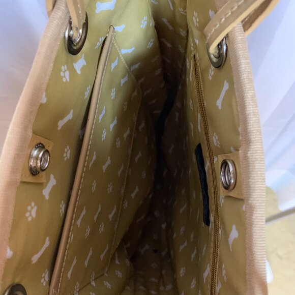 Vintage Braciano Rhinestone Bulldog Tote - Picture 6 of 9